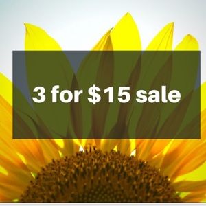 Any item under 9 is apart of this sale!